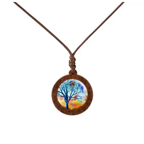Remarkable Tree Wood Necklace