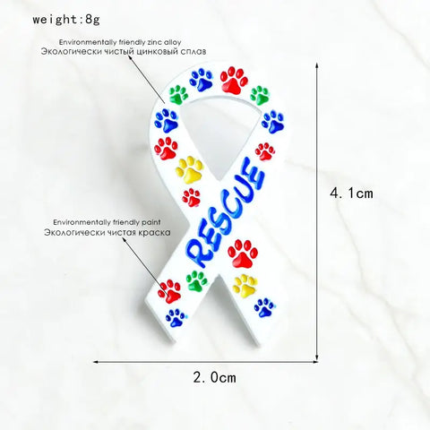 Rescue Ribbon Brooch