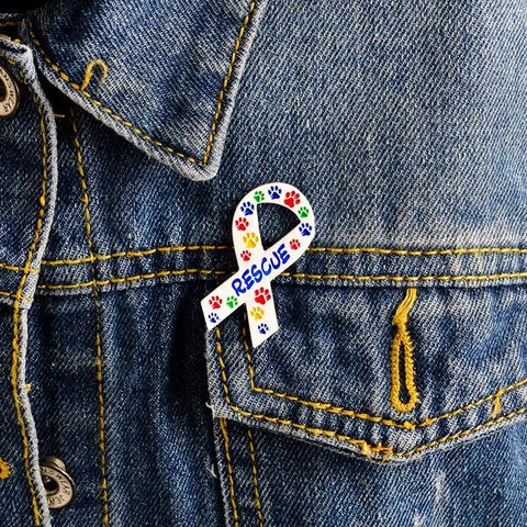 Rescue Ribbon Brooch