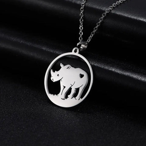 Rhino Necklace