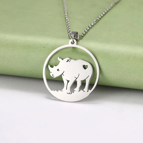 Rhino Necklace