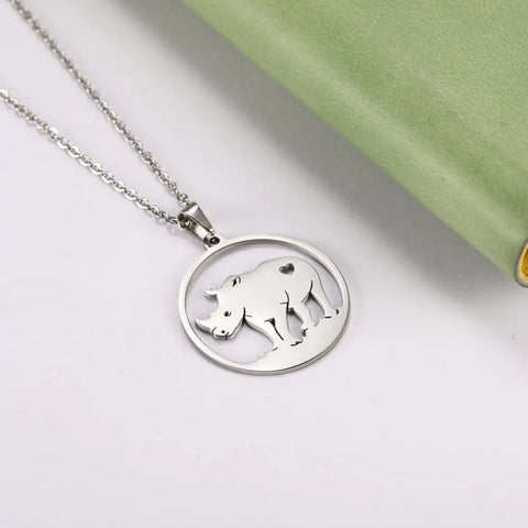Rhino Necklace