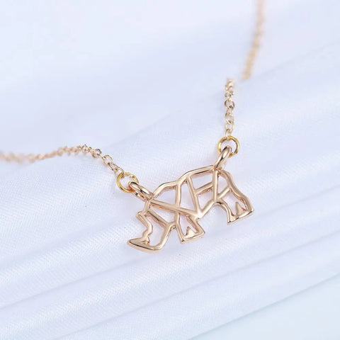Rhinoceros Hollow Necklace