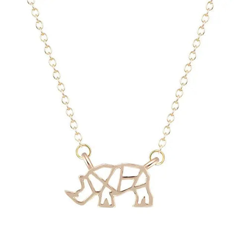 Rhinoceros Hollow Necklace