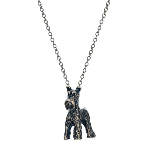 Schnauzer Bobtail Necklace
