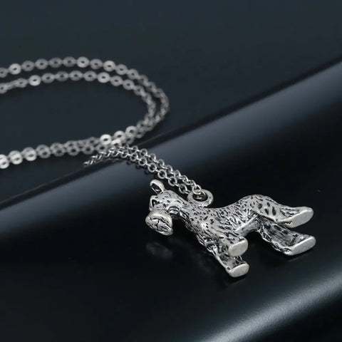 Schnauzer Bobtail Necklace