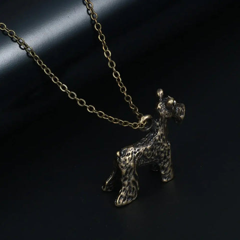 Schnauzer Bobtail Necklace
