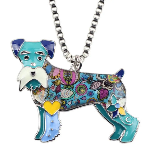 Schnauzer Multicolor Necklace