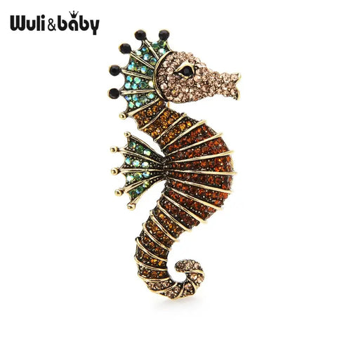 Seahorse Brooch