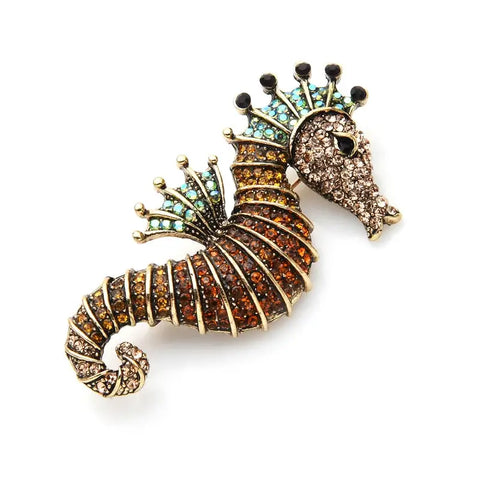 Seahorse Brooch