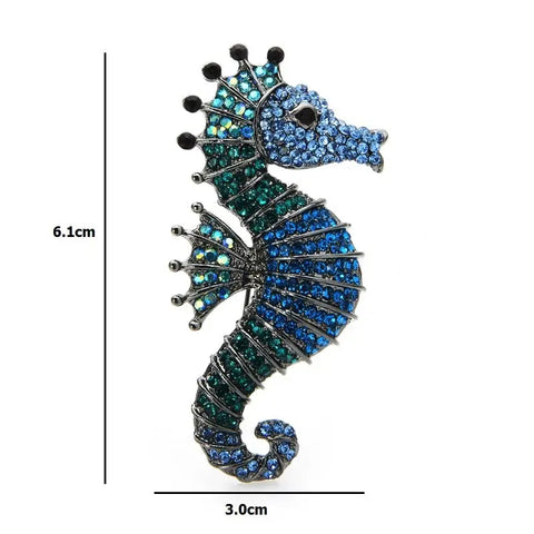 Seahorse Brooch
