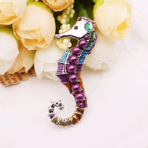 Seahorse Brooch