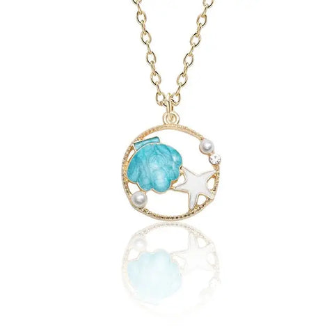 Seaside Enamel Necklace