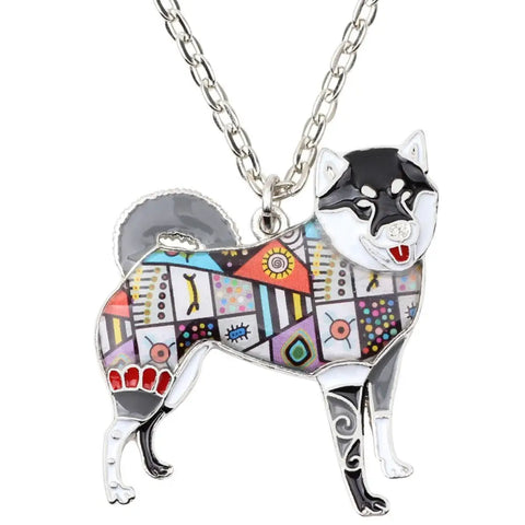 Shiba Inu Multicolor Necklace