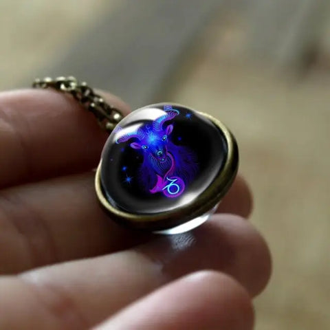"Sign in a Bubble" Necklace