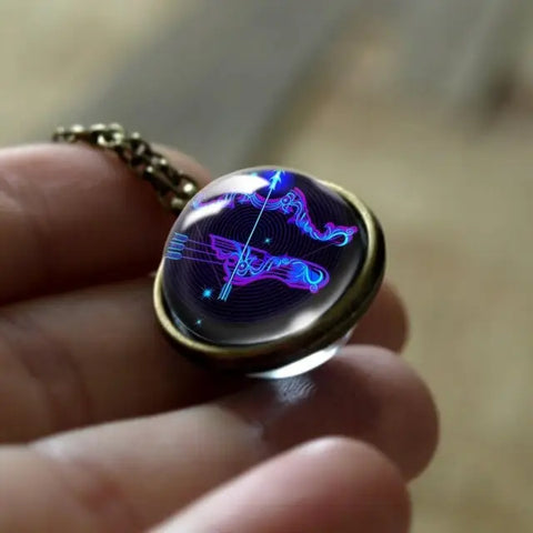 "Sign in a Bubble" Necklace