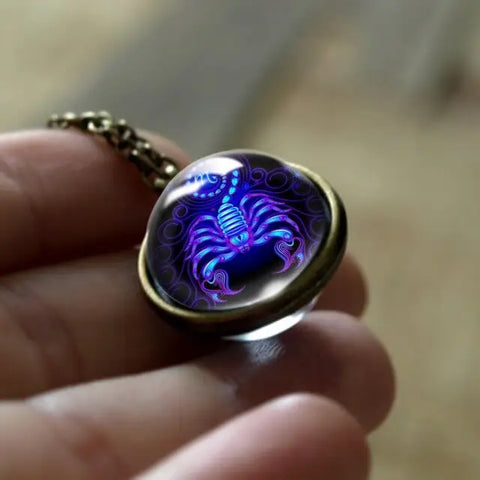 "Sign in a Bubble" Necklace