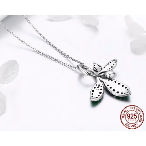 Silver Leaves Necklace