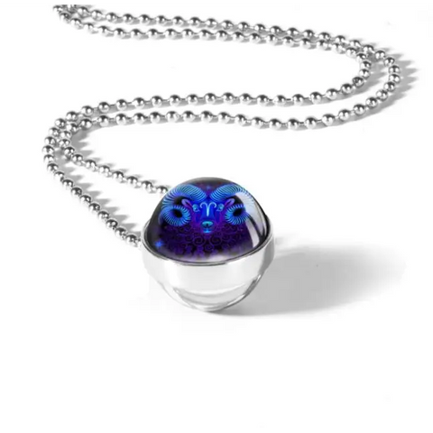 Silver Plated Zodiac Sign Necklace