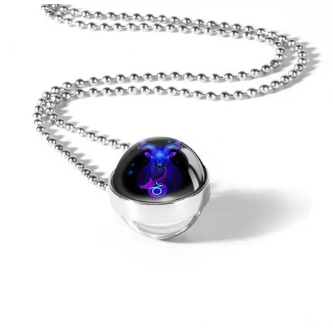 Silver Plated Zodiac Sign Necklace