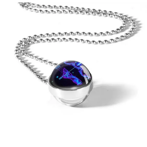 Silver Plated Zodiac Sign Necklace