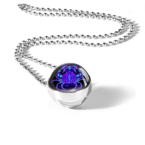 Silver Plated Zodiac Sign Necklace