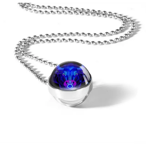 Silver Plated Zodiac Sign Necklace