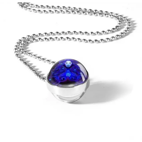 Silver Plated Zodiac Sign Necklace