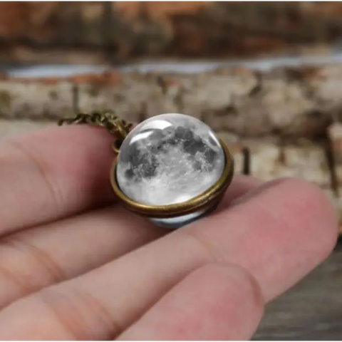 Sky Double Glass Necklace