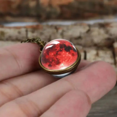 Sky Double Glass Necklace