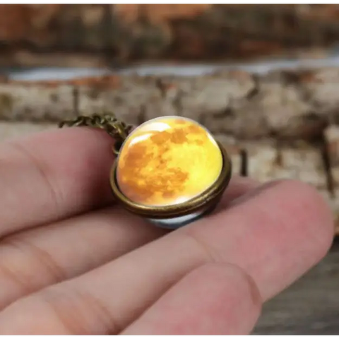 Sky Double Glass Necklace