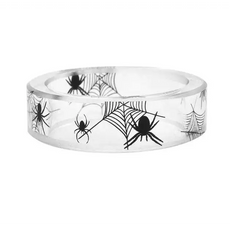 Spider Clear Resin Ring