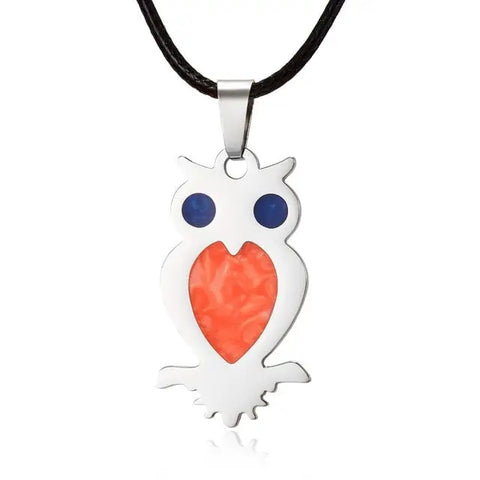 Stainless Owl Necklace
