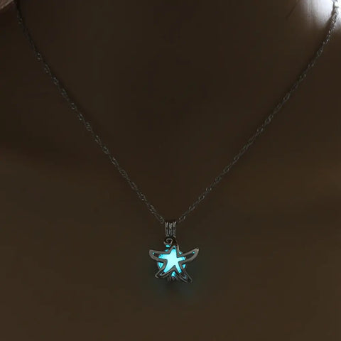 Starfish Glow in the Dark Necklace