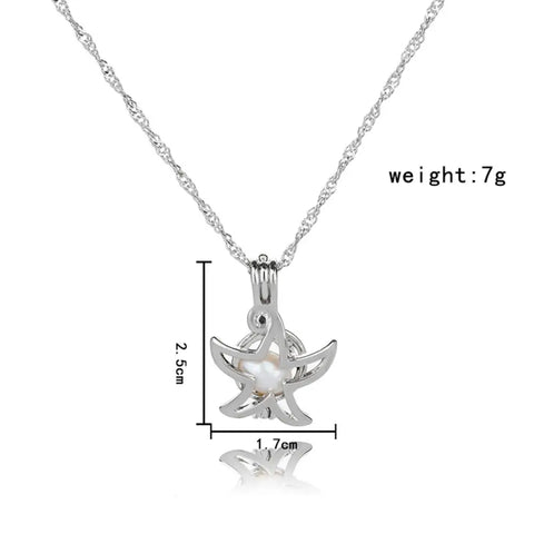 Starfish Glow in the Dark Necklace