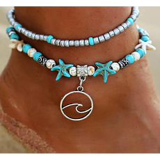 Starfishes and Wave Anklet