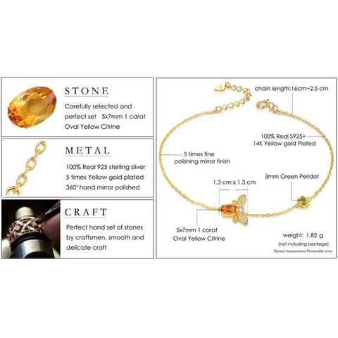 Sterling Silver Bee™ Bracelet