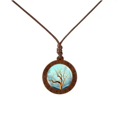 Stunning Tree Wood Necklace