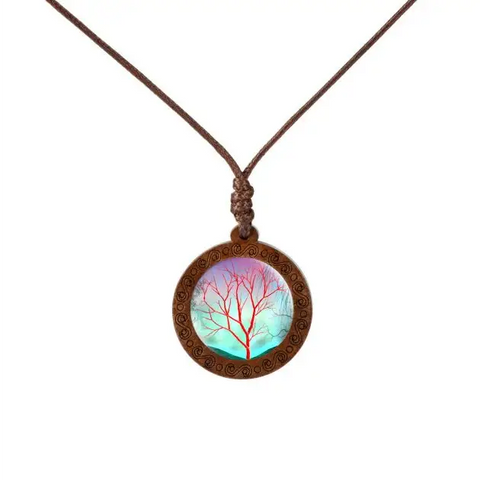Stunning Tree Wood Necklace