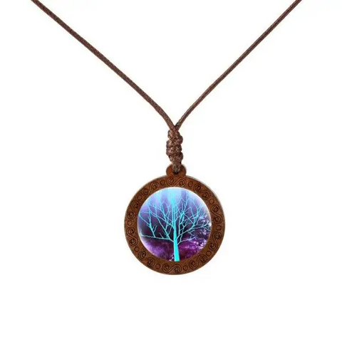 Stunning Tree Wood Necklace