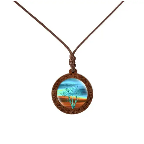 Stunning Tree Wood Necklace