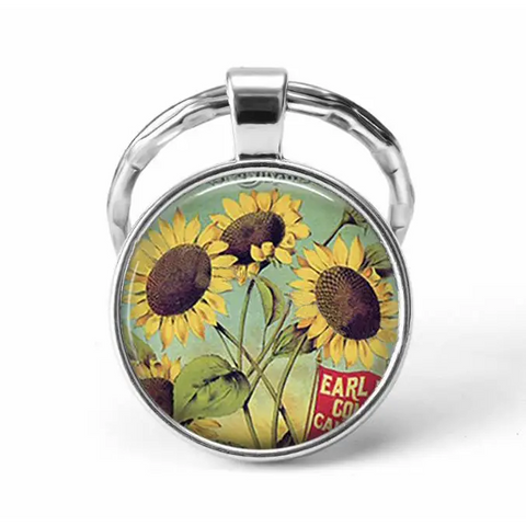 Sunflower Keychain