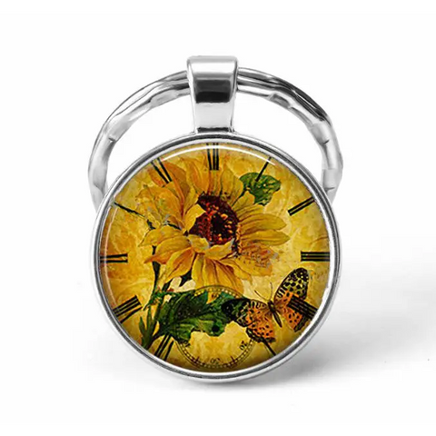 Sunflower Keychain