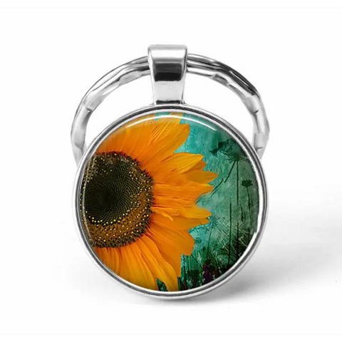 Sunflower Keychain
