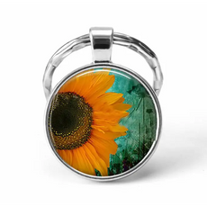 Sunflower Keychain