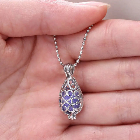 Teardrop Necklace Aromatherapy Locket