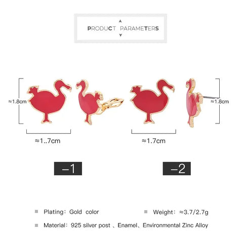 The Dodo Bird Earrings