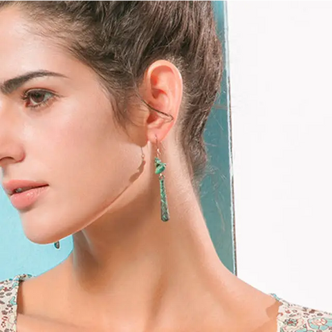 Turquoise  Stone Earrings