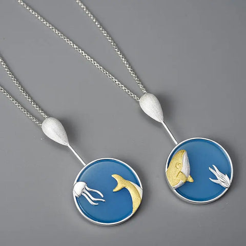 Underwater World Whale Necklaces