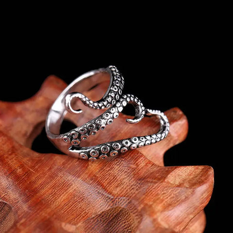 Vintage Adjustable Octopus Ring